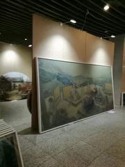 無縫拼接展板_中央美術(shù)學(xué)院作品展活動(dòng)展墻